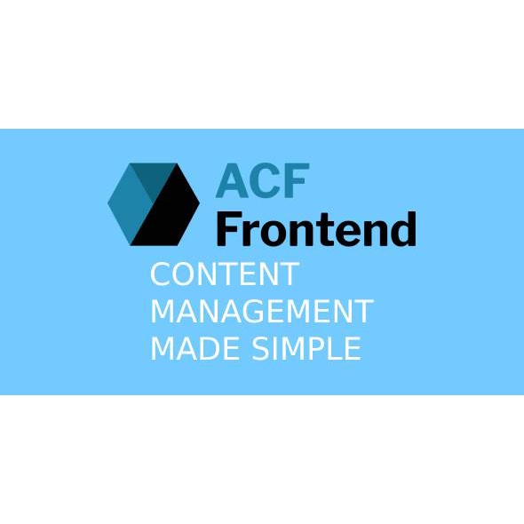 ACF Frontend For Elementor Pro