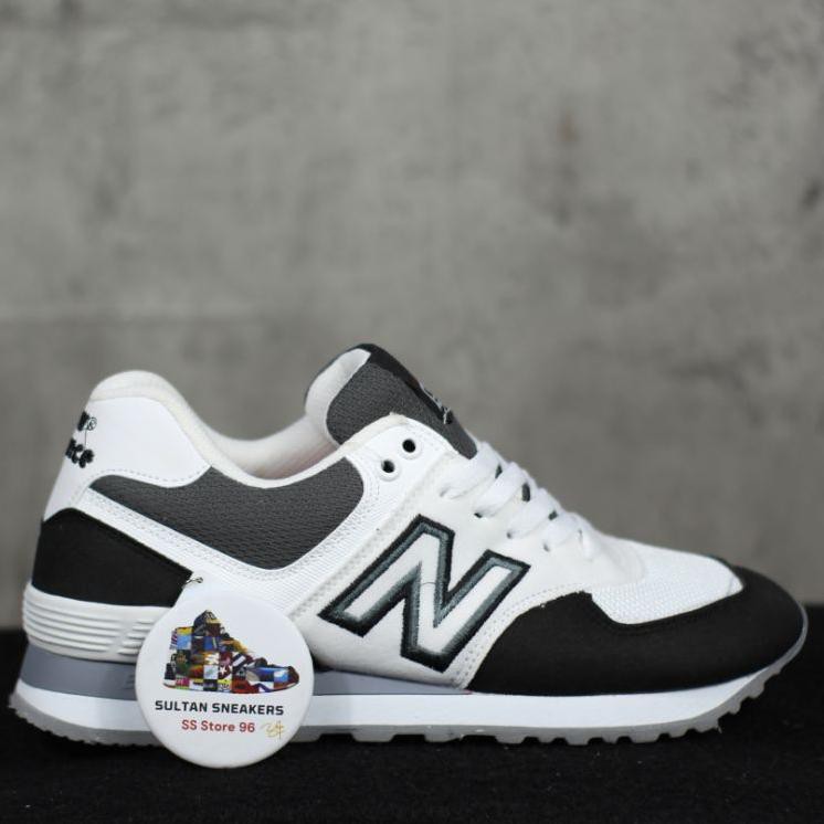 7FG New balance 574 Encap Hitam Putih Import Vietnam Good Quality♥GW (Laris)