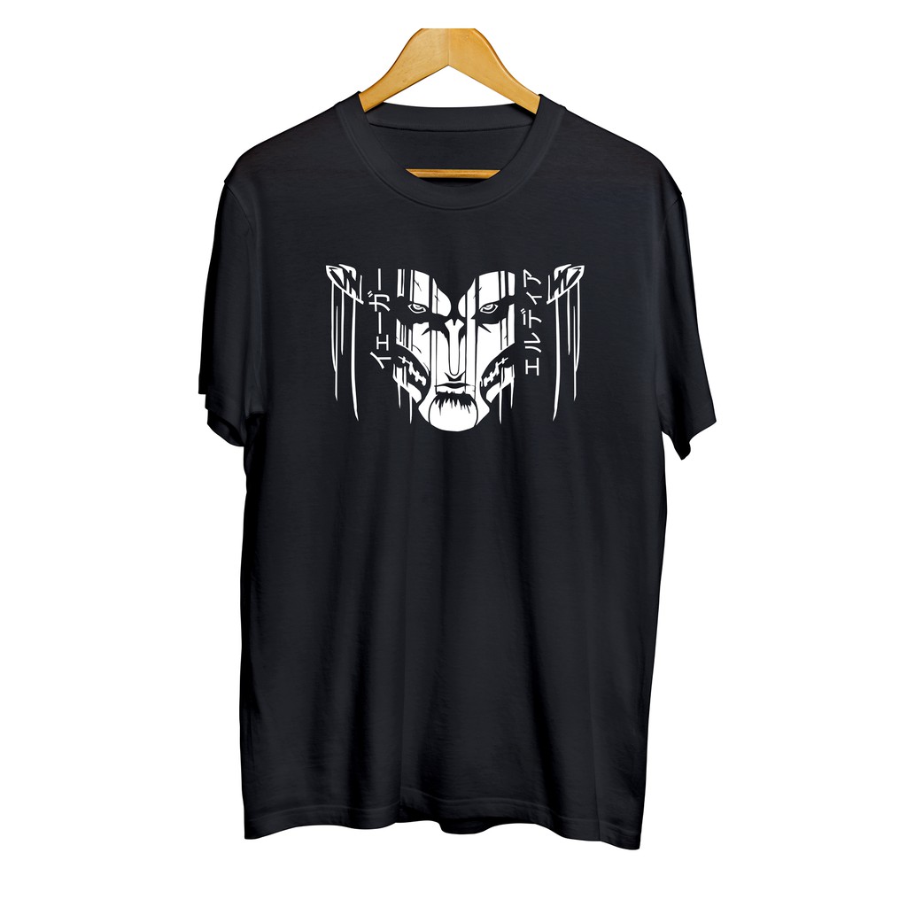 Kaos distro anime FOUNDING SKELETON TITAN S4 - EREN YEAGER Shingeki no Kyojin 100% cotton combed 30s