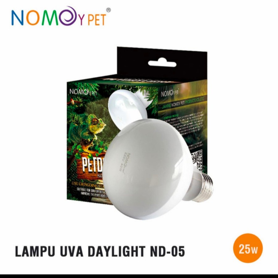 LAMPU NOMOY UVA ND-05 /UVA HEATING LAMP REPTILE TORTOISE NOMOYPET