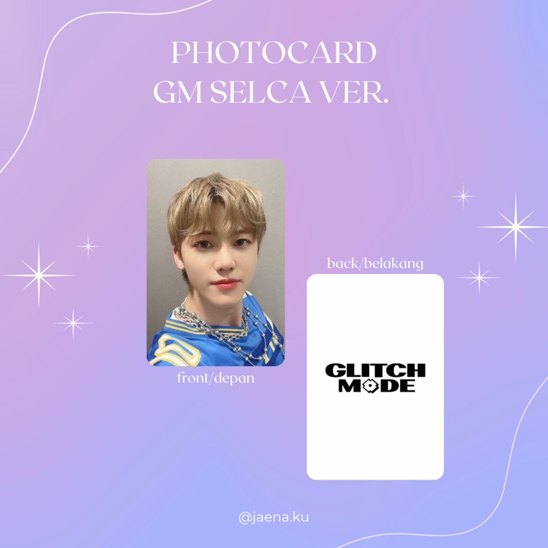 [NCT DREAM] PHOTOCARD NCT DREAM SELCA GLITCH MODE ERA. ‼️BACA DESKRIPSI‼️