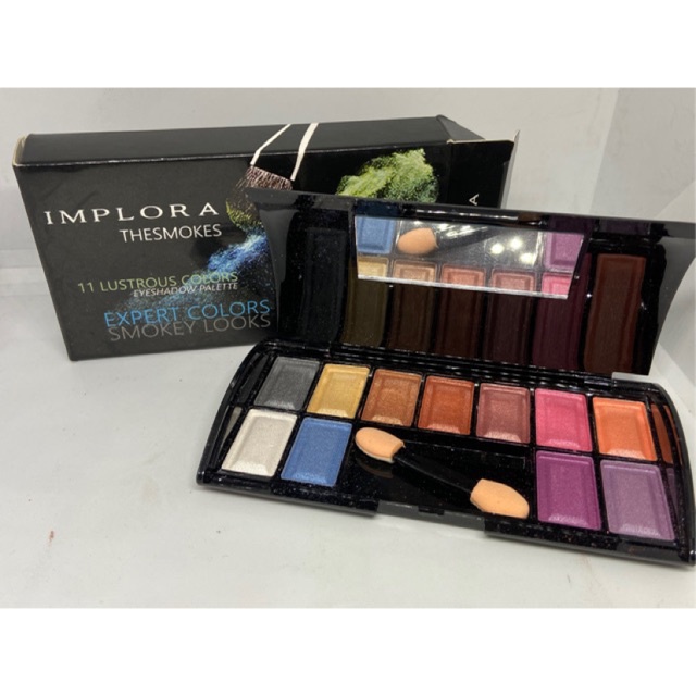 Implora Eyeshadow Palette 7672 Rumah Cantik Eyeshadow Mata Yang Membuat Lebih Cantik Saat digunakan  dan Membuat Hasil Make Up Lebih Terlihat