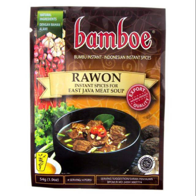 

[SALE] BAMBOE Bumbu Rawon 54g