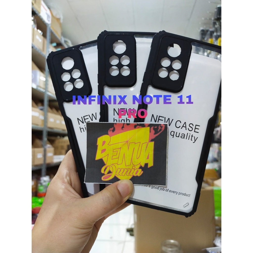 CASE INFINIX NOTE 11 PRO - CASE SHOCKPROOF ARMOR BENING PLUS PELINDUNG KAMERA INFINIX NOTE 11 PRO - BD