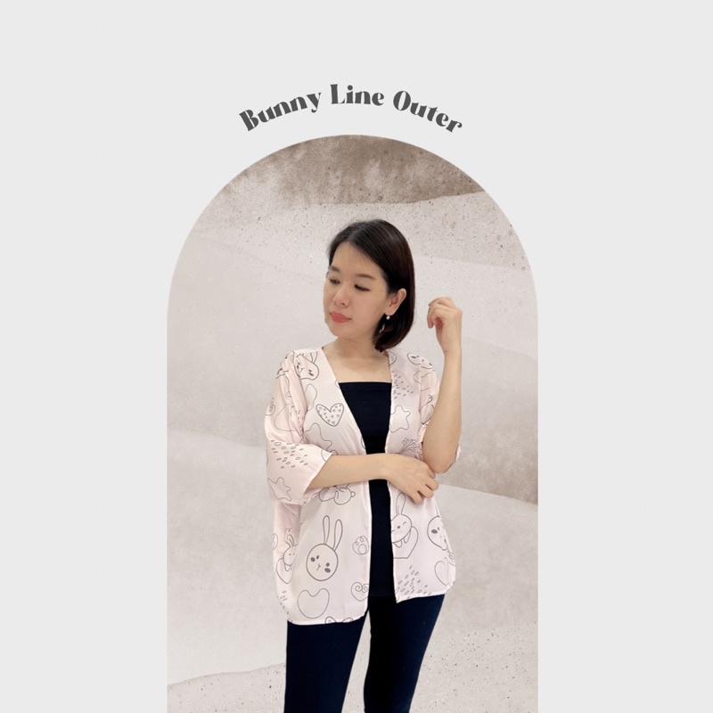 kardigan wanita / cardigan wanita / cardigan wanita premium bunny line outer  LYLIA DOODWEAR