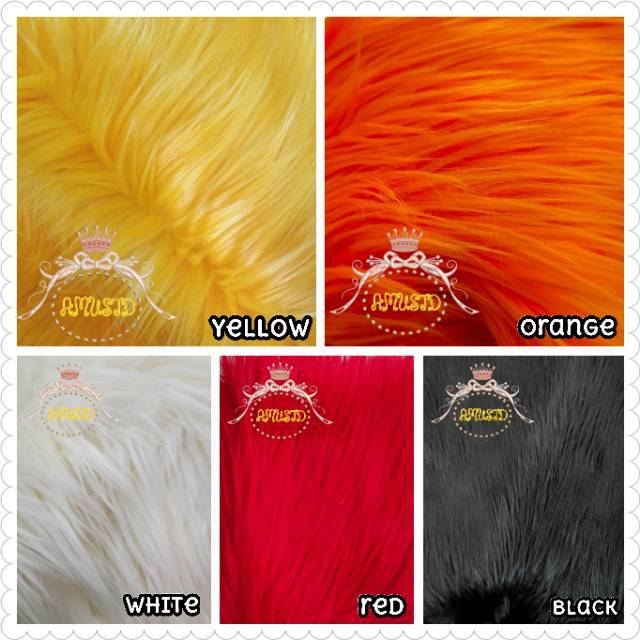 kain karpet bulu korea russian bulu panjang glossy murah high quality bulat persegi