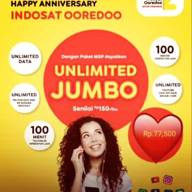 Perdana kuota indosat unlimited jumbo