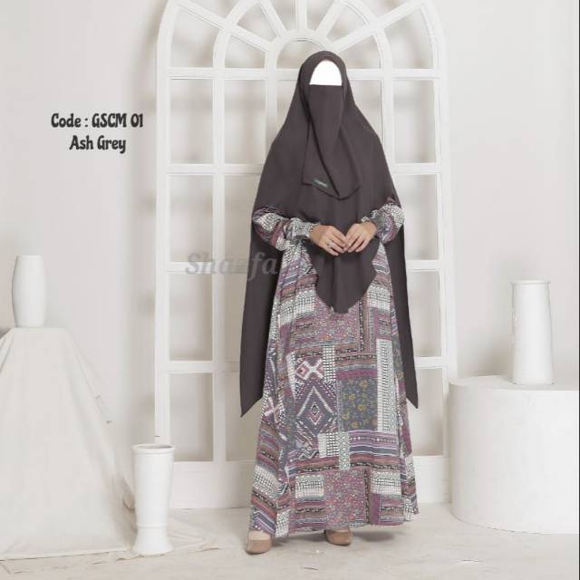 Gamis set GSCM 01 Shazfa