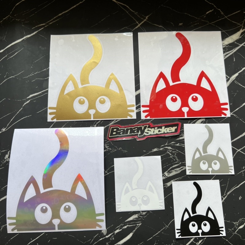 STICKER STIKER KUCING EKOR CUTTING