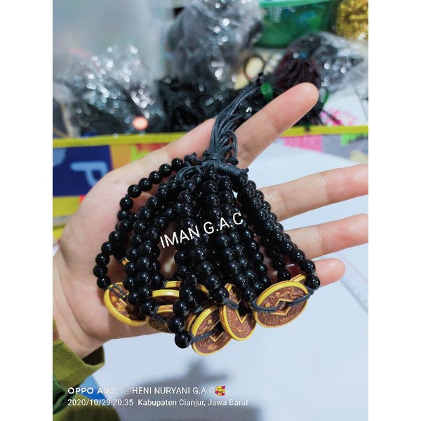 12pcs gelang batu ring koin china/gelang batu koin