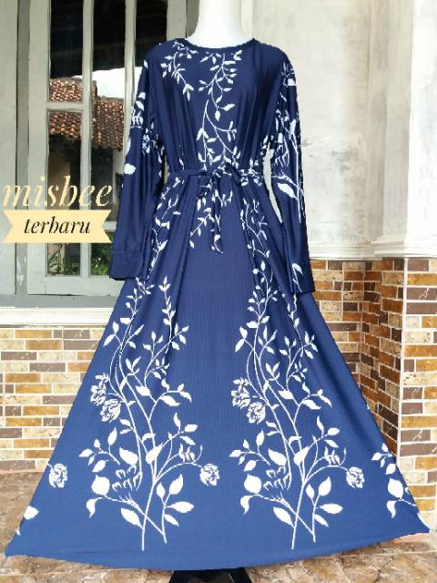 GAMIS MISBEE TERBARU / GAMIS MISBE SAKU KANTONG / GAMIS MOTIF TALI PINGGANG