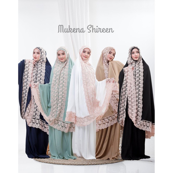 SA FASHION | Mukena Dewasa  Remaja Renda Bordir Besar Model Terbaru Lace Shireen Mewah Premiun