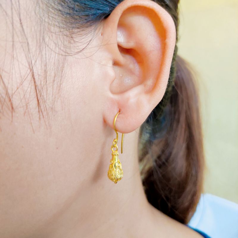 anting Gada replika motif emas