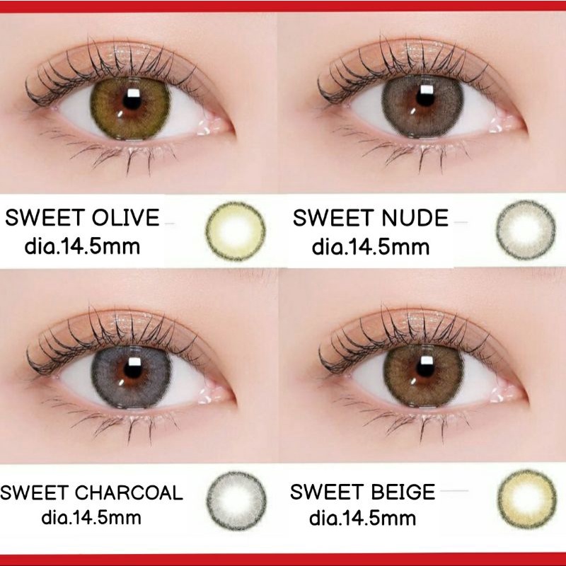 Softlens Sweet Idoll Roze Normal Minus s.d -10.00 Soft.lens minus Tinggi KEMENKES