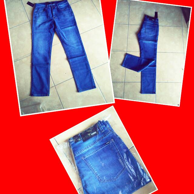 Celana jeans cowok Hugo