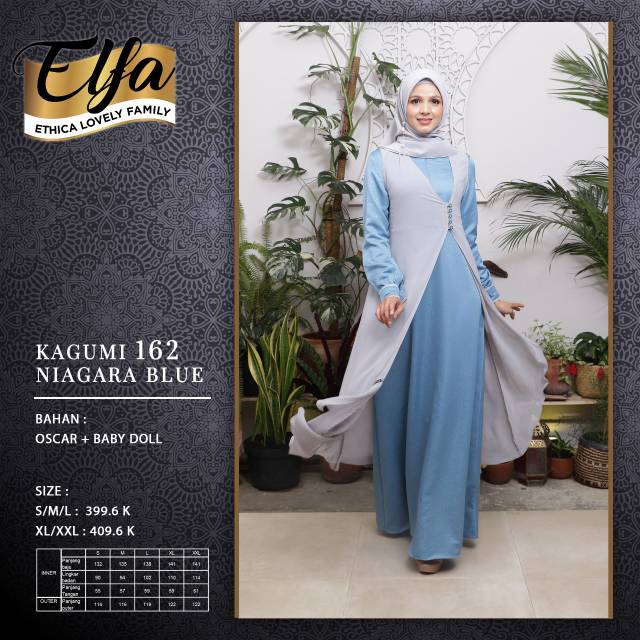 KAGUMI 162 NIAGARA BLUE , GAMIS ETHICA