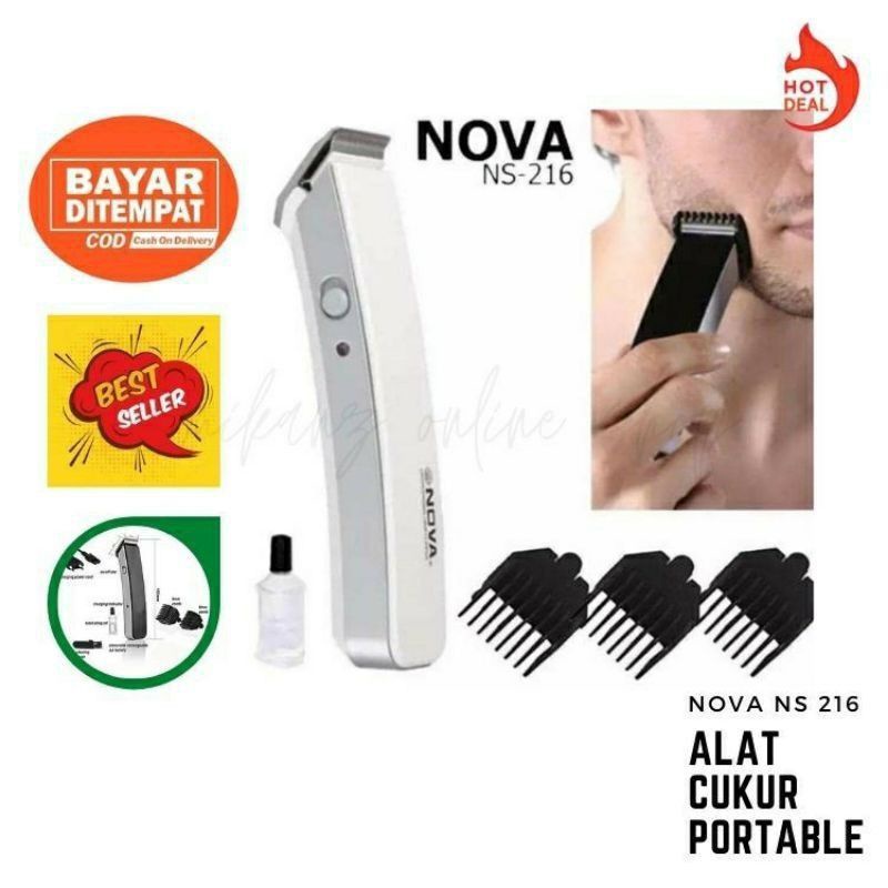 MESIN CUKUR KUMIS / JENGGOT/ RAMBUT NOVA 216