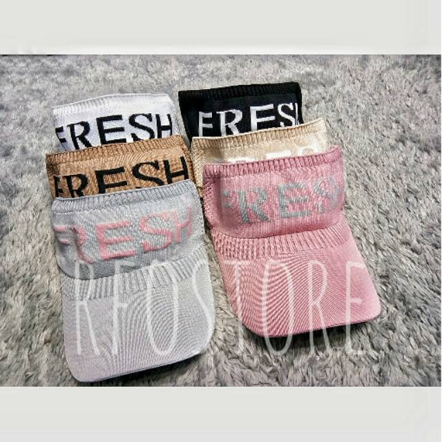 Topi baseball olahraga wanita hijab zumba tennis elastis FRESH