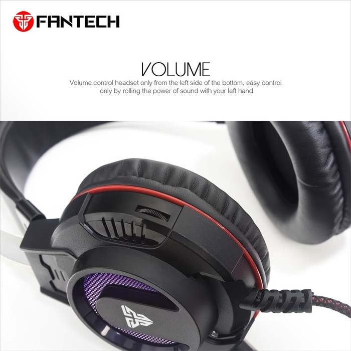 FANTECH VISAGE II HG17s RGB GAMING HEADSET hitam