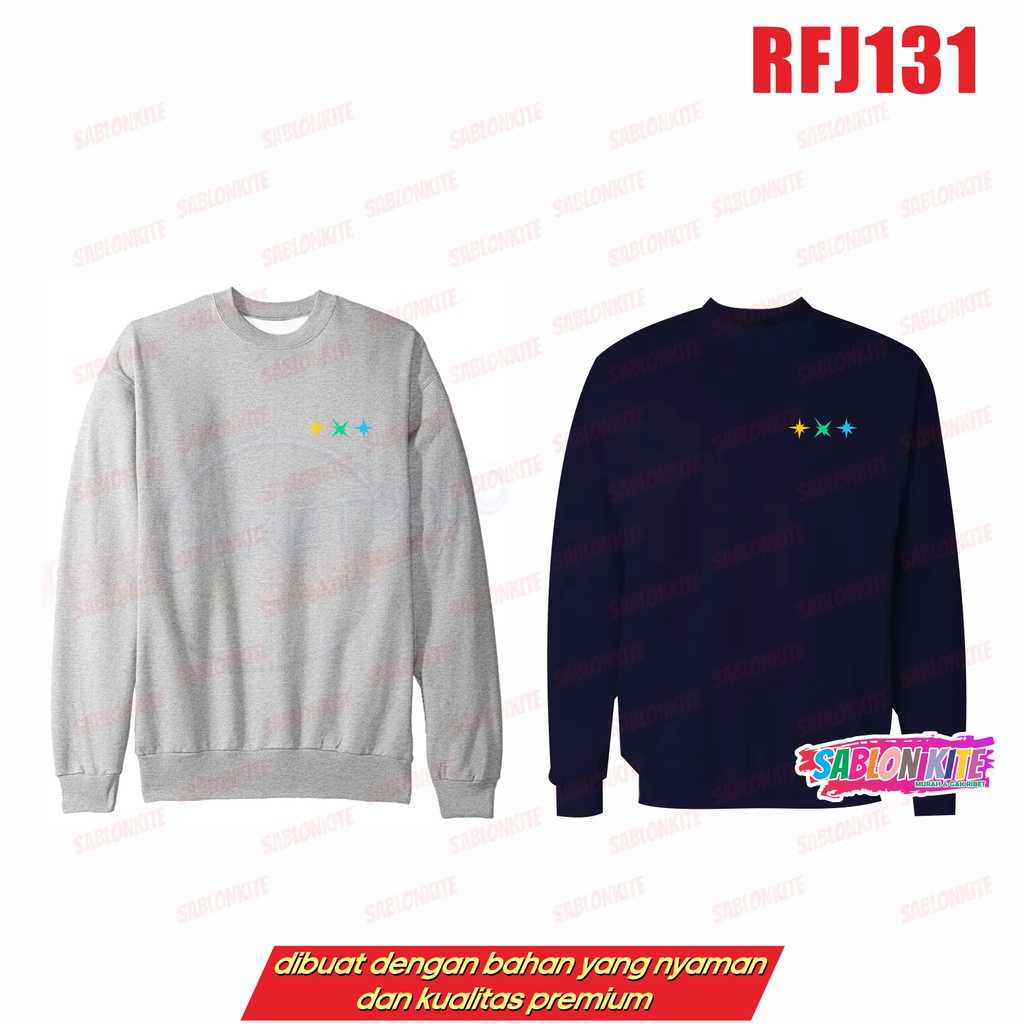 MURAH!!! SWEATER HOODIE KPOP BINTANG LOGO DEPAN RFJ131