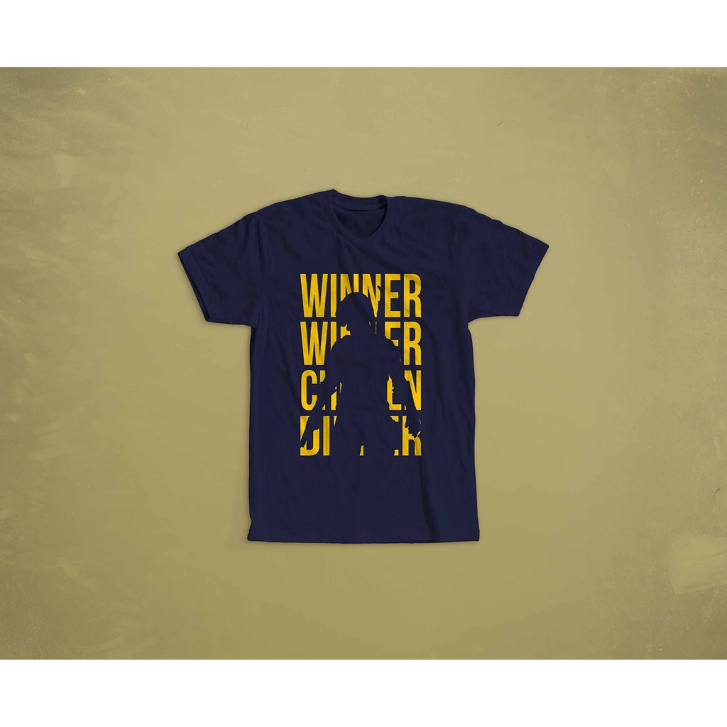 KAOS PUBG WINNER CHICKEN 1/100 BAJU TSHIRT