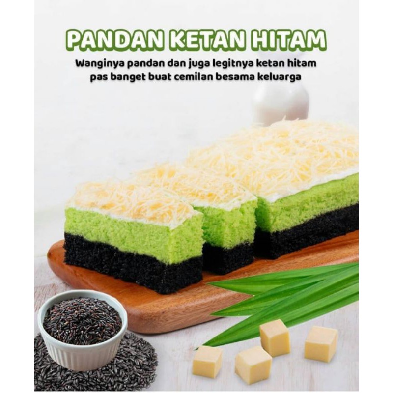 

Lapis Talas Botani Pandan Ketan Hitam