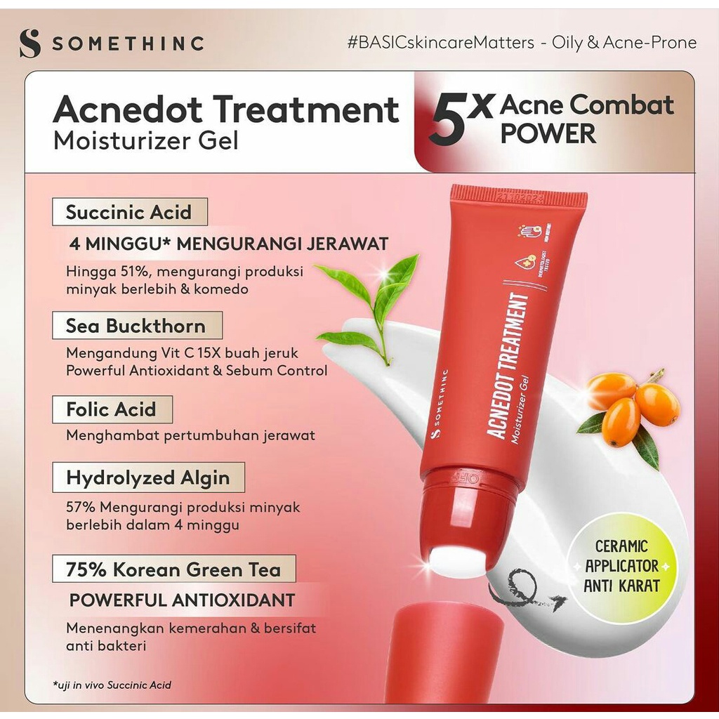 SOMETHINC ACNEDOT Treatment Moisturizer Gel 25ml