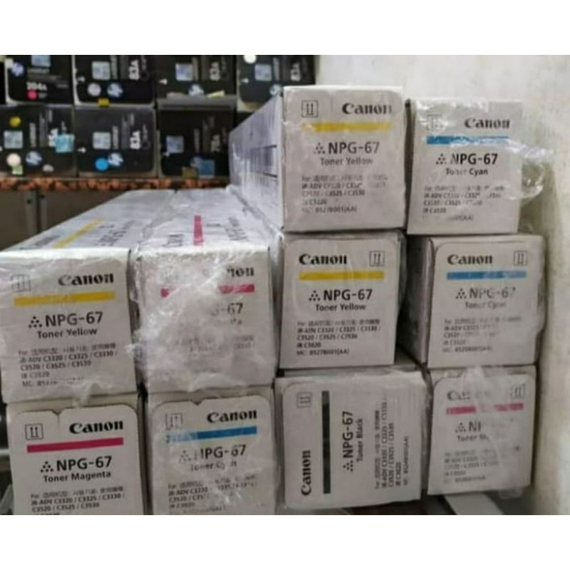 TONER CANON NPG 67 ORIGINAL (BKCYM)