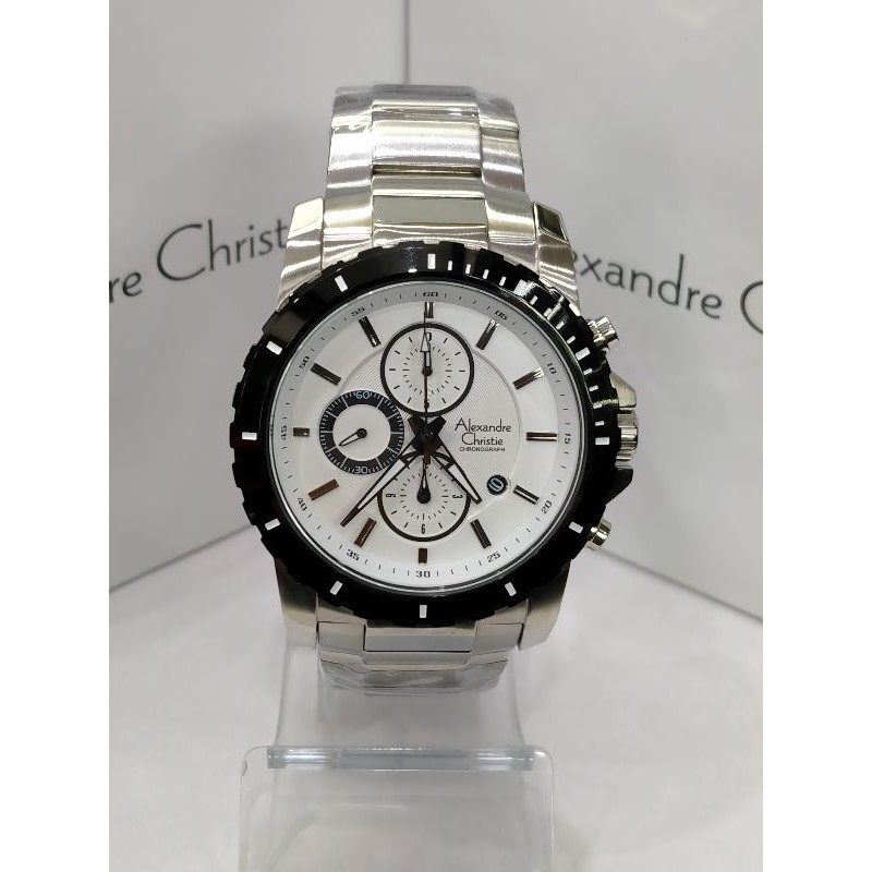 jam tangan pria Alexander Christie tipe 6141MC original