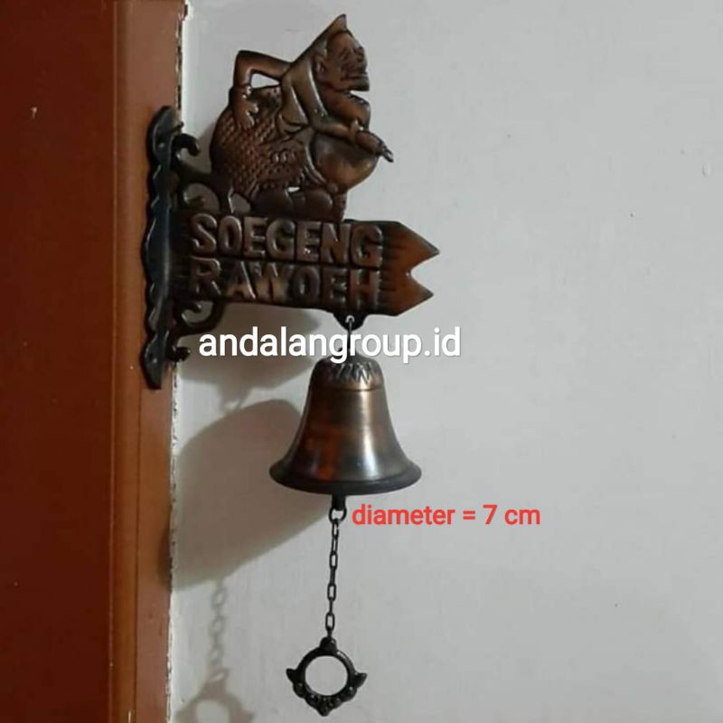 bel lonceng pagar sugeng rawuh semar antik klasik
