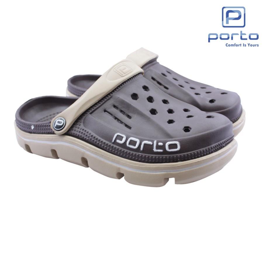 Sandal Slop / Sandal Sepatu Karet / Sepatu  Pria Porto 1006 M