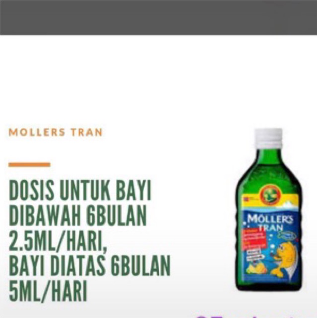 Mollers Tran 250ml Minyak Ikan Bayi Anak Tutti Fruity Lemon Natural Free Bubble Wrap Kardus Shopee Indonesia