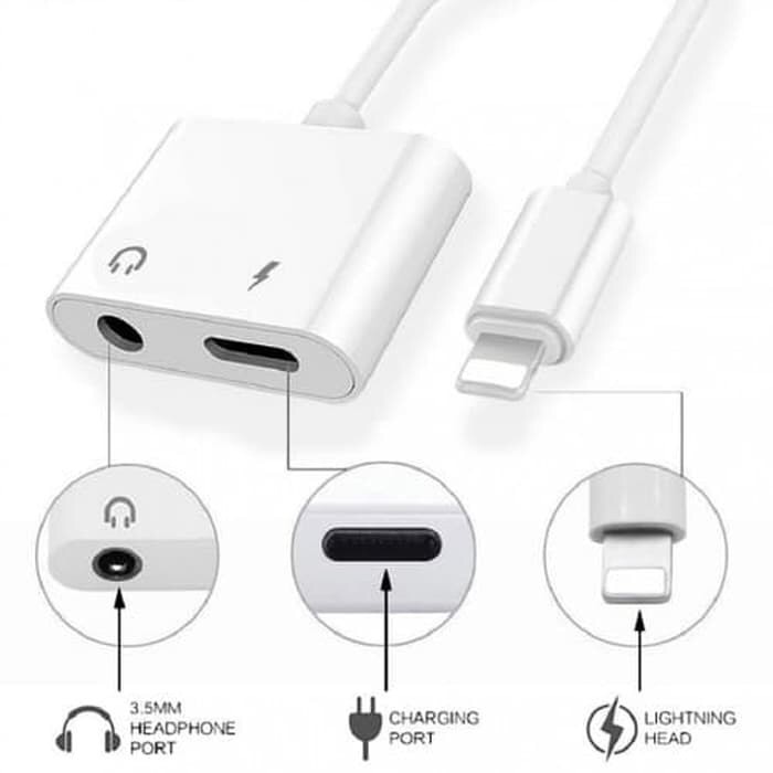 Converter Iphone Lightning To Jack Audio 3.5mm , Lightning Charger For Iphone JH009