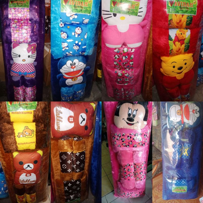 Kasur bulu, kasur rasfur/ karakter bantal 5 CUCI GUDANG PABRIK AVIDAH