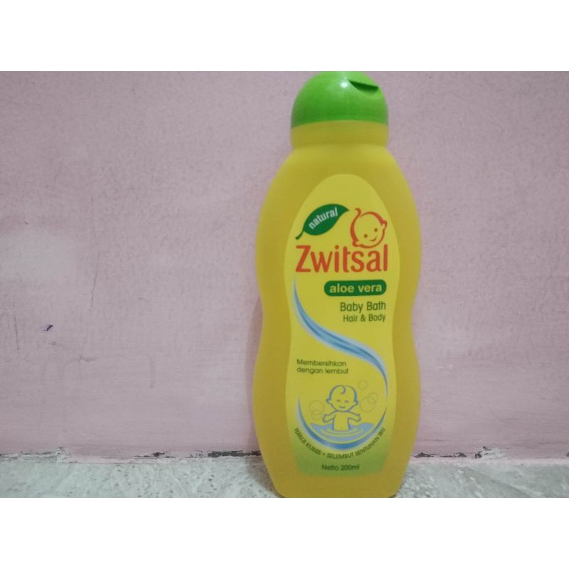 Zwitsal Natural Baby Bath 2in1 Hair &amp; Body, Rich Honey 200ml Tub