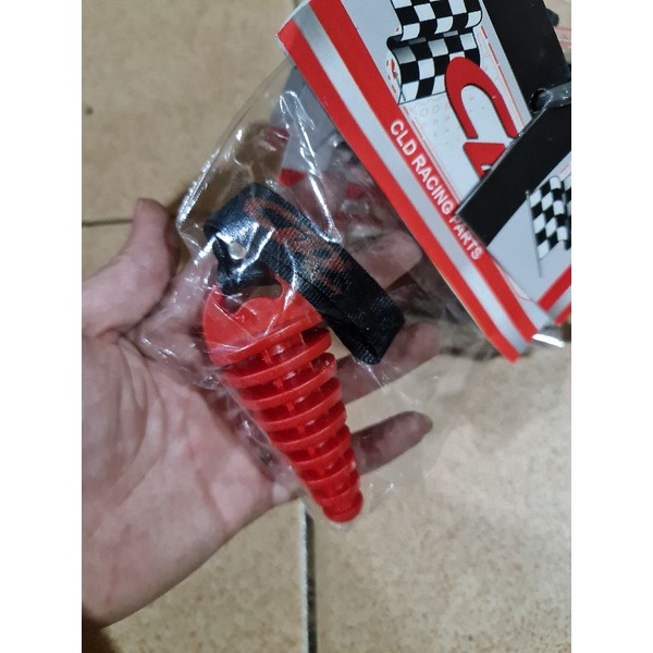 Tutup cover knalpot 2tak CLD racing Ninja150 Satria Rxking F1zr