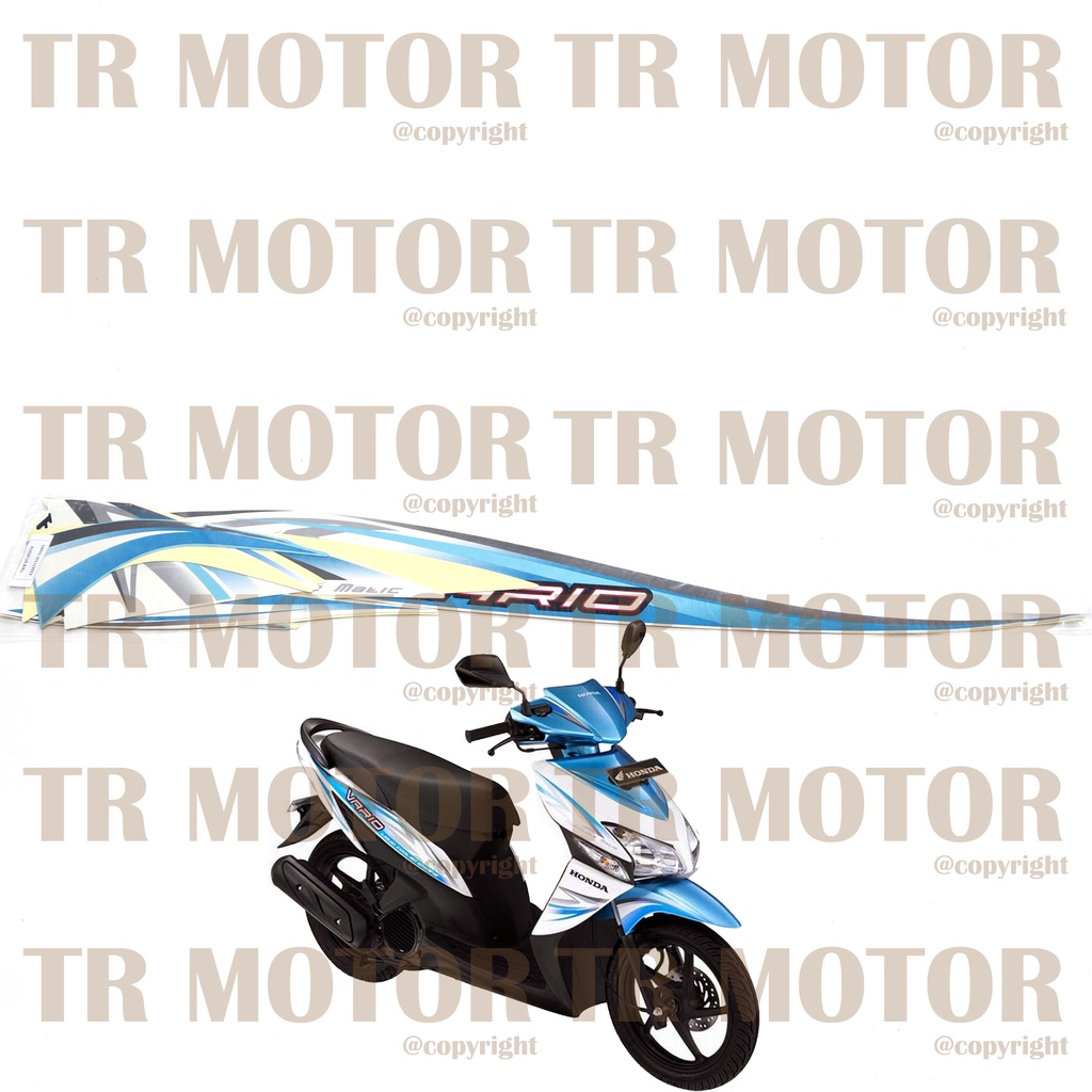 Stiker Motor Vario 110 2011 2012 Sticker Striping Full Set Motor