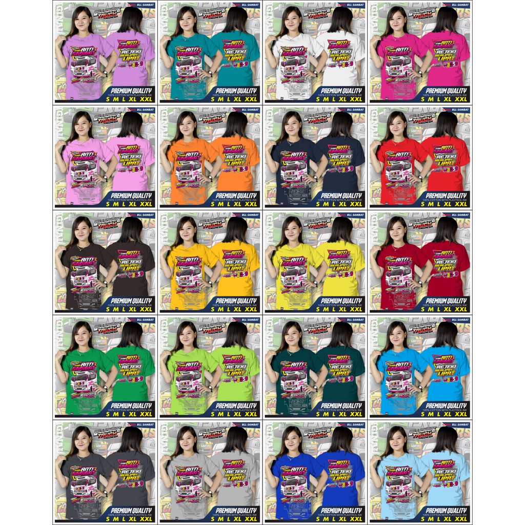 Kaos Truck Mania Canter Mania Dump Truck Kualitas Terjamin [ BLL Sambat ]