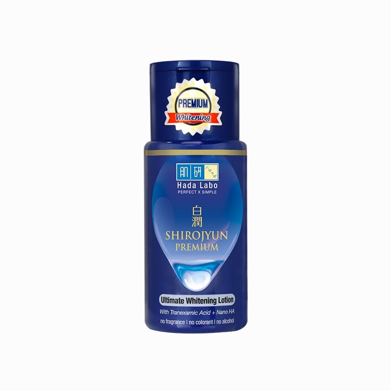 [PREMIUM BIRU] HADALABO HADA LABO SHIROJYUN PREMIUM ULTIMATE WHITENING LOTION - 100ML