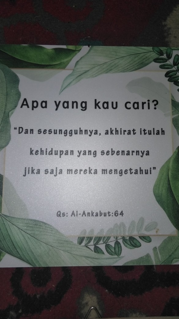 Walldekor/hiasandinding/dapur/quotes/pajangan/gantung/quotes/islami/islam
