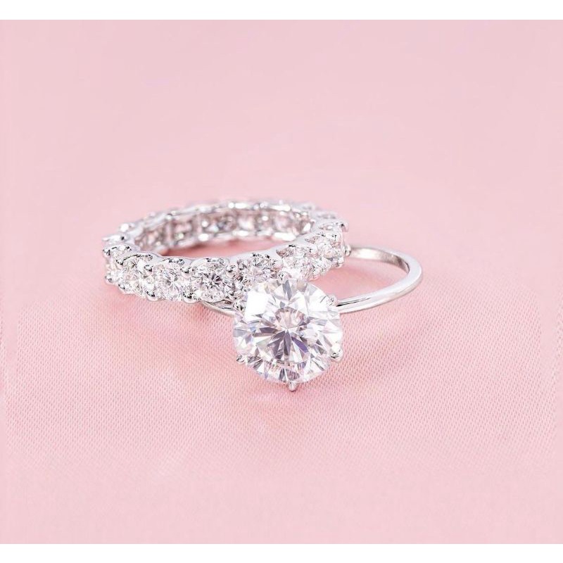 Cincin fuji solitaire 2in1 premium lapis emas C30 LN