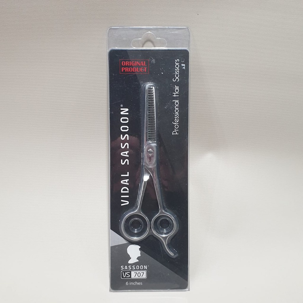 VIDAL SASSOON GUNTING PENIPIS PRO 6"  VS 707/ GUNTING PENIPIS BARBER VIDAL SASSOON PRO 6" VS 707