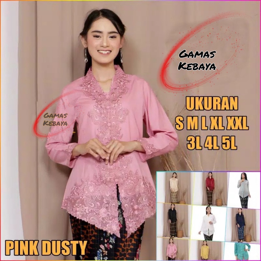 ATASAN KEBAYA ENCIM PREMIUM TERMURAH/KEBAYA BORDIR/KEBAYA MODERN/KEBAYA JUMBO/BAJU KEBAYA 2021