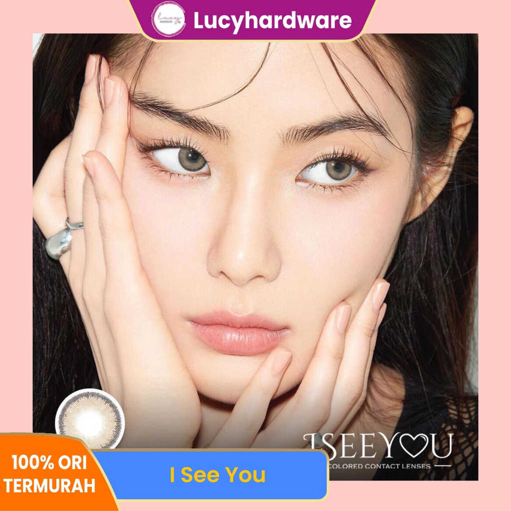 I See You Moon Grey Bulanan Softlens Warna