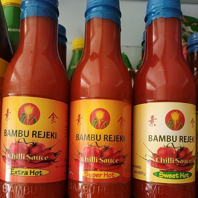 

Bambu rejeki chili sauce 360gr / saos vegetarian