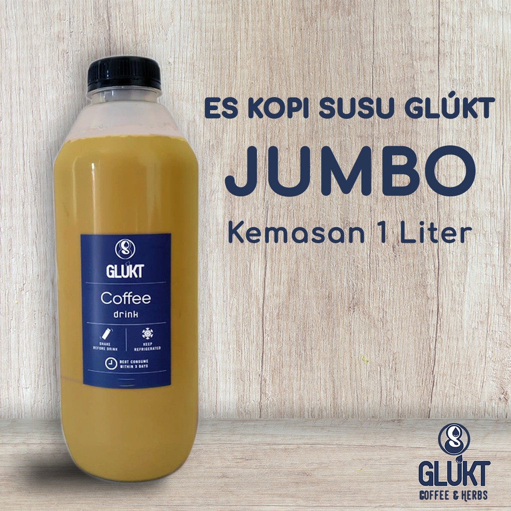 

ES KOPI SUSU GLUKT JUMBO - KEMASAN 1 LITER