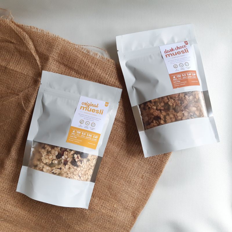 

ROASTED MUESLI 300g - Dark Choco dan Original