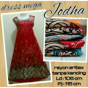 BT 2 daster singlet mega jodha baju tidur dewasa dress motif bali