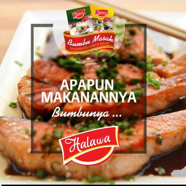 

Bumbu probiotik halawa sehat dan menyehatkan lezat bisa untuk makanan,sambal,rasa ayam dan sapi