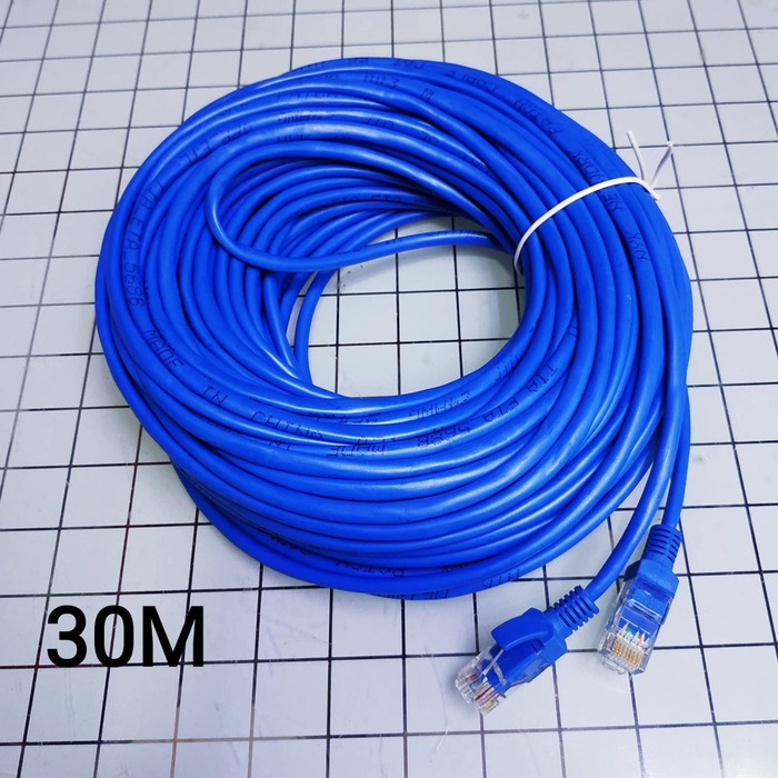 NYK Cat5 30m Ethernet Network Cable / Kabel LAN UTP CAT5e